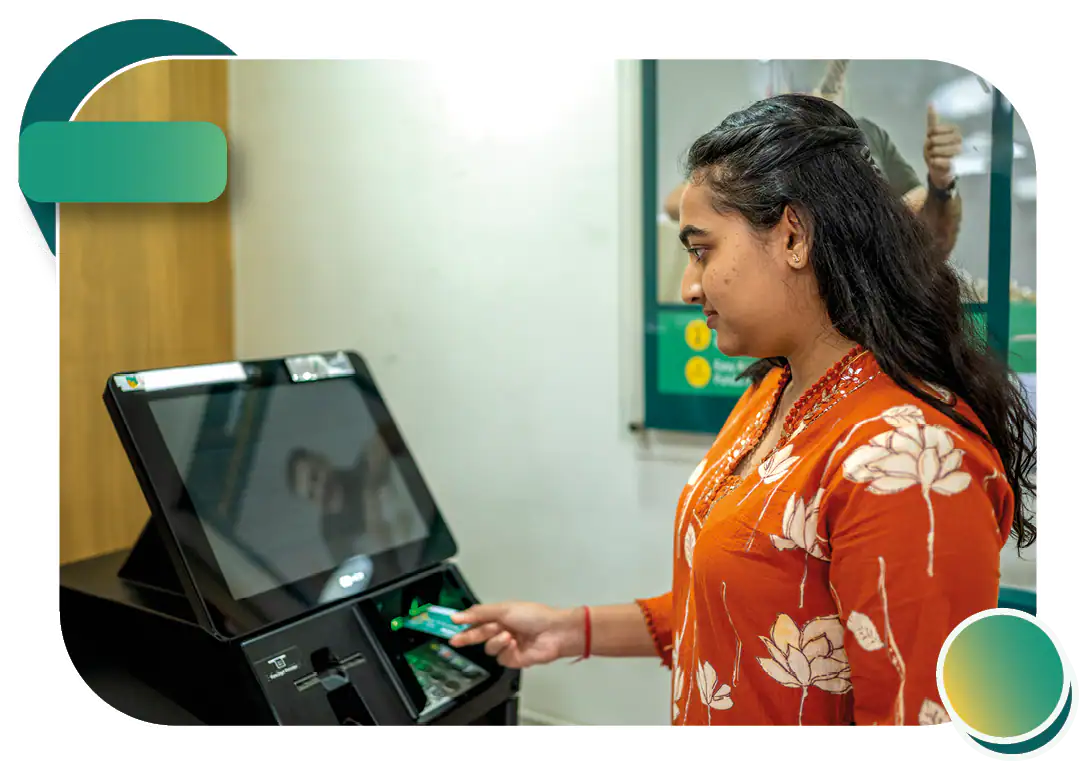 Customer utilizing an assisted biometric retail payment terminal system