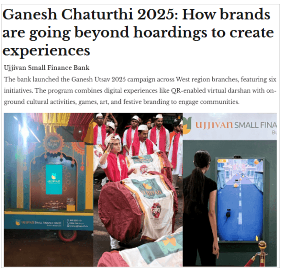 Ganesh Chaturthi 2025: How brands are going beyond hoardings to create experiences