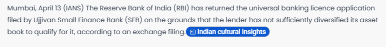 Ujjivan fails to get RBI nod for universal banking licence