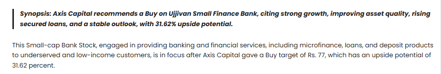 Ujjivan SFB: Can its strong growth and improving asset quality be an opportunity for investors?