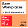 Best Workplaces in Small Finance Bank badge 300x287