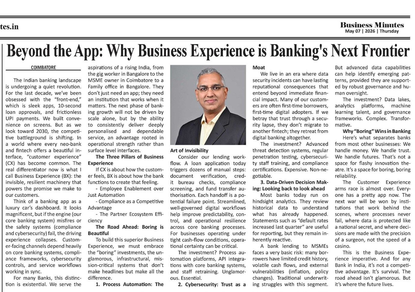 Beyond the App: Why Business Experience is Banking's Next Frontier