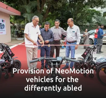 Provision of NeoMotion vehicles for the differently abled