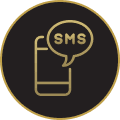 Free SMS facility to the registered Indian mobile number