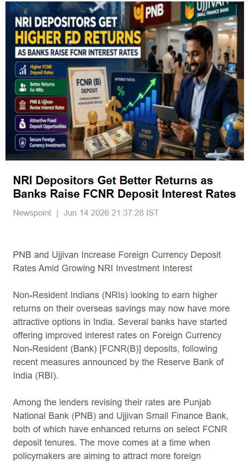 FCNR(B) Deposit Rates at Ujjivan Small Finance Bank Are Increased to 7.13% Annually