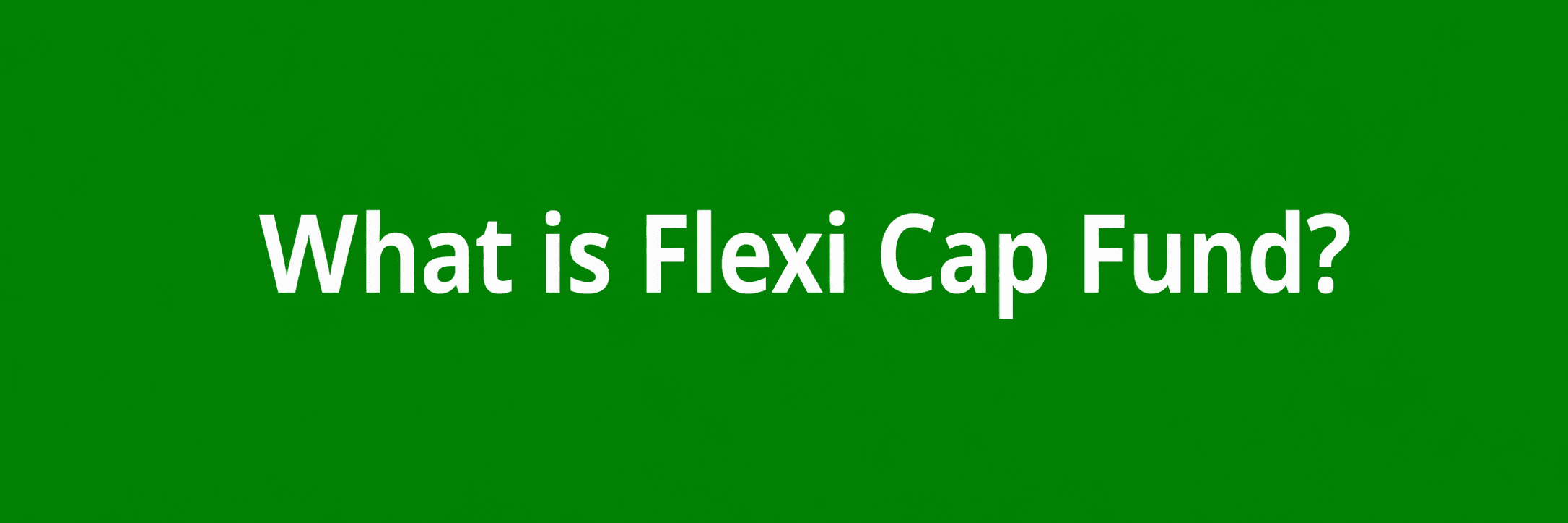 What is a Flexi-Cap Fund? Understanding Dynamic Allocation