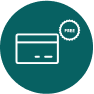 Card with free icon