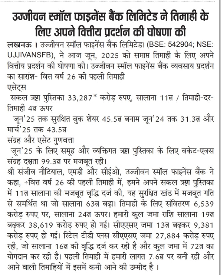 Ujjivan Rewardz Program
