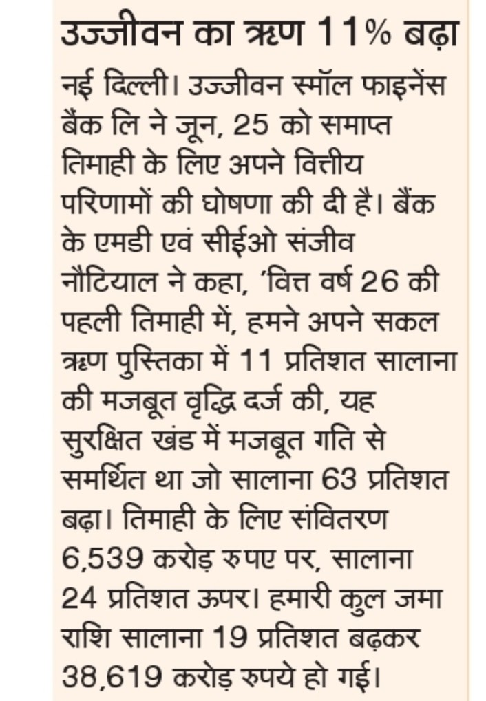 Ujjivan Rewardz Program