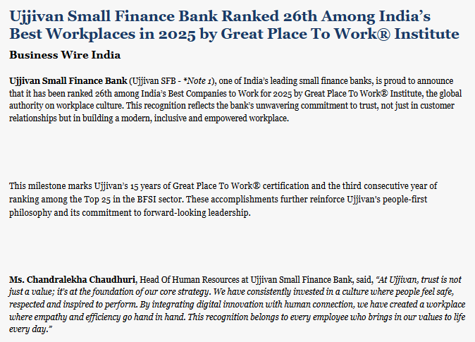Ujjivan Rewardz Program