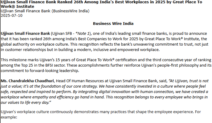 Ujjivan Rewardz Program