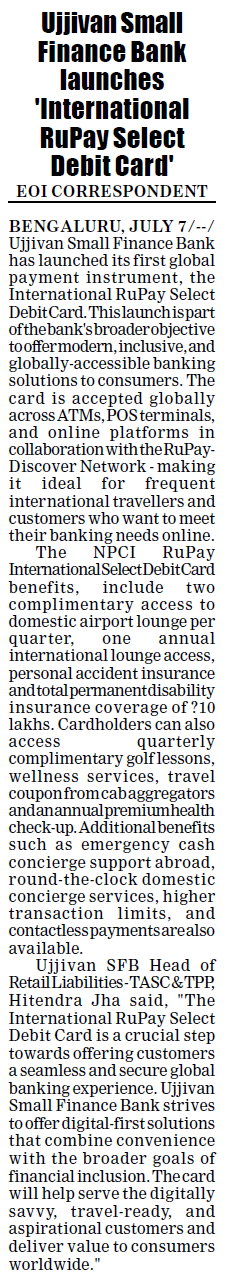 Ujjivan Rewardz Program