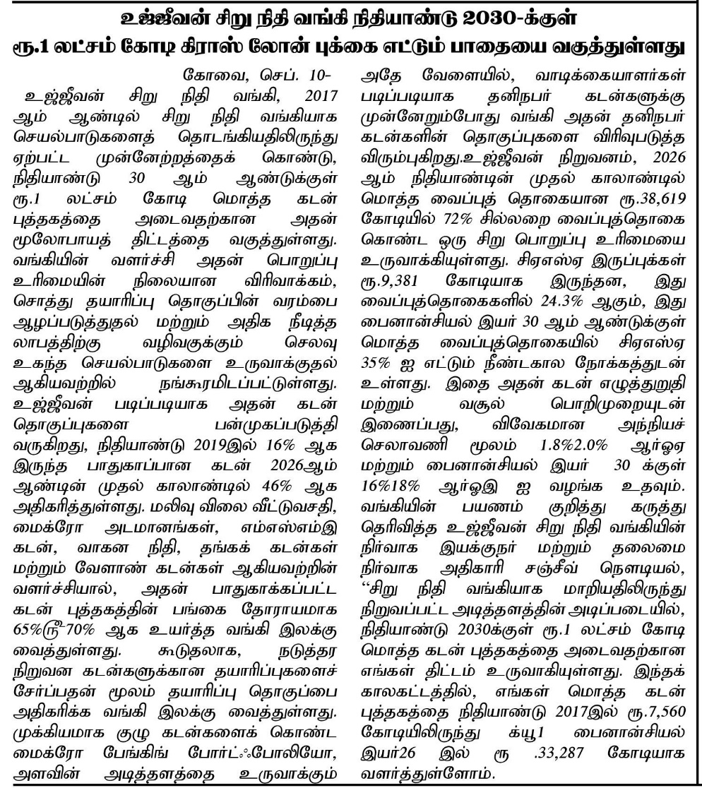 Ujjivan Rewardz Program