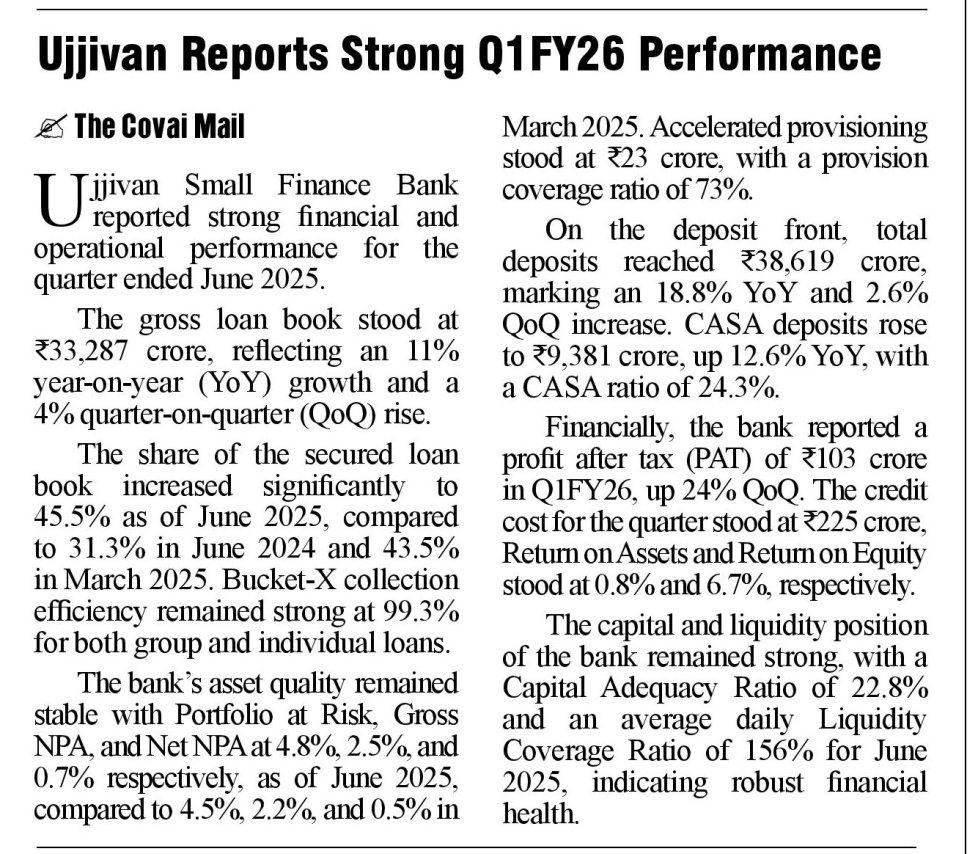 Ujjivan Rewardz Program