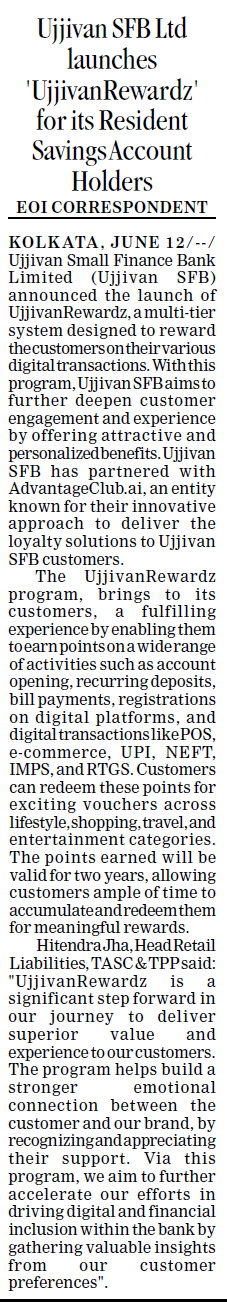 Ujjivan Rewardz Program