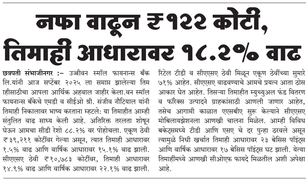 Ujjivan Rewardz Program