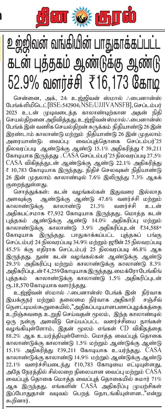 Ujjivan Rewardz Program