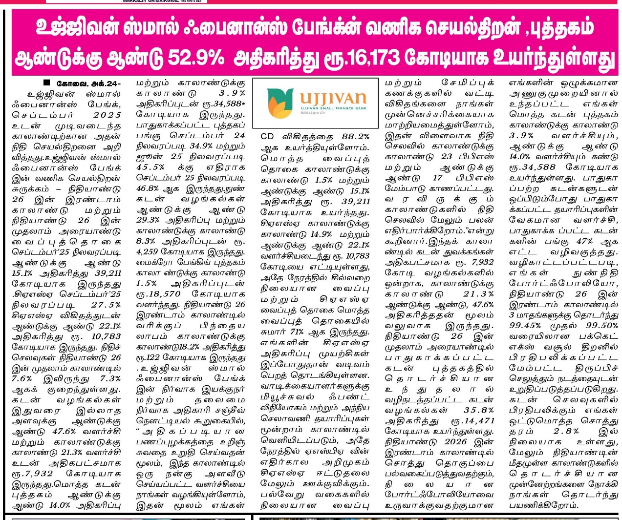 Ujjivan Rewardz Program