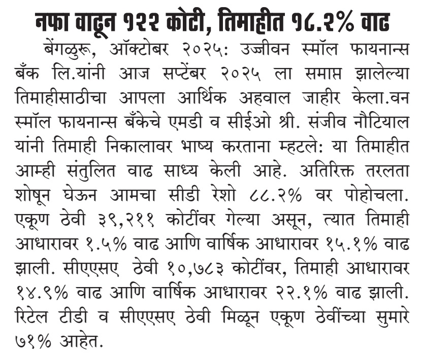 Ujjivan Rewardz Program