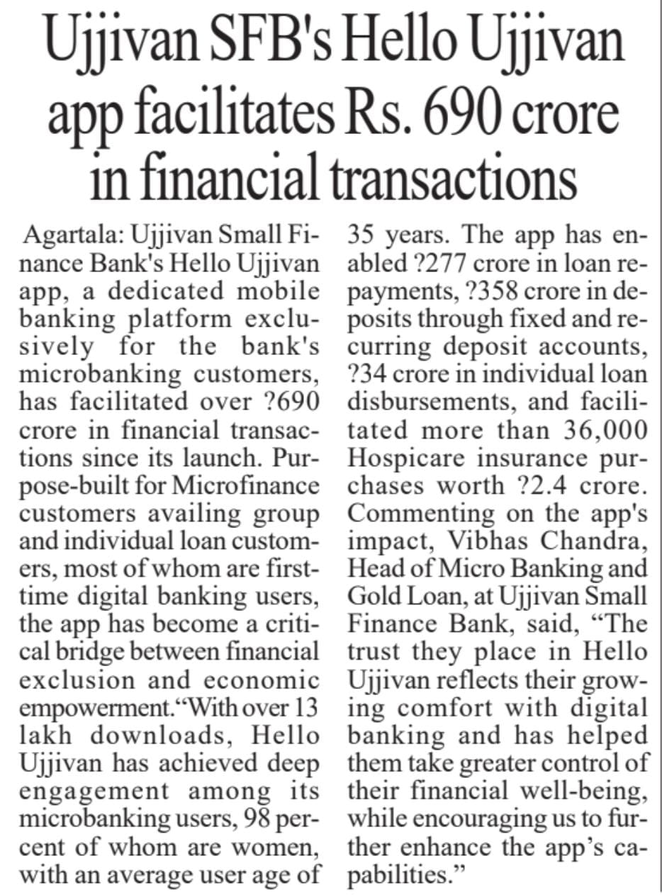 Ujjivan Rewardz Program