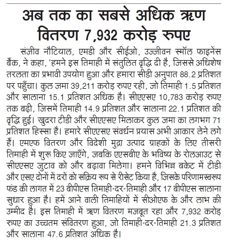 Ujjivan Rewardz Program