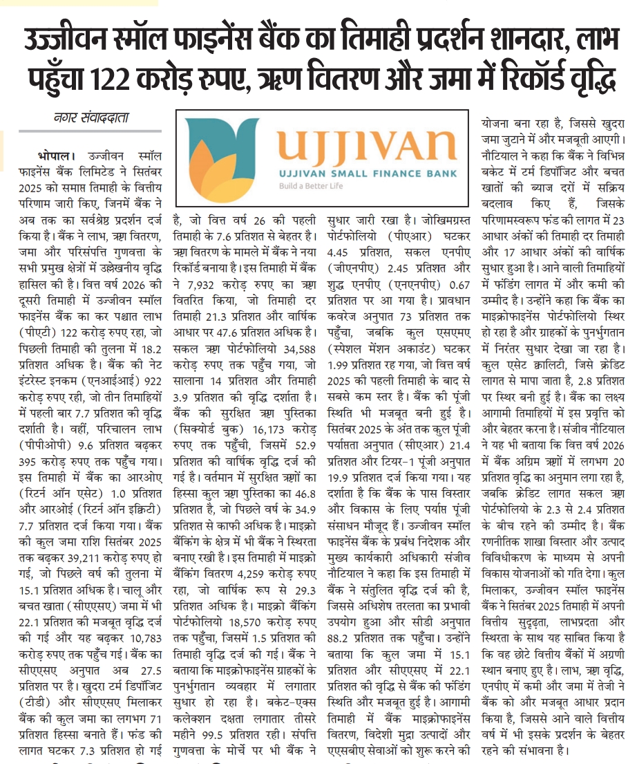 Ujjivan Rewardz Program