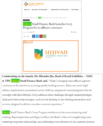 Ujjivan Rewardz Program