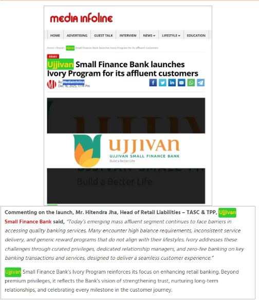 Ujjivan Rewardz Program