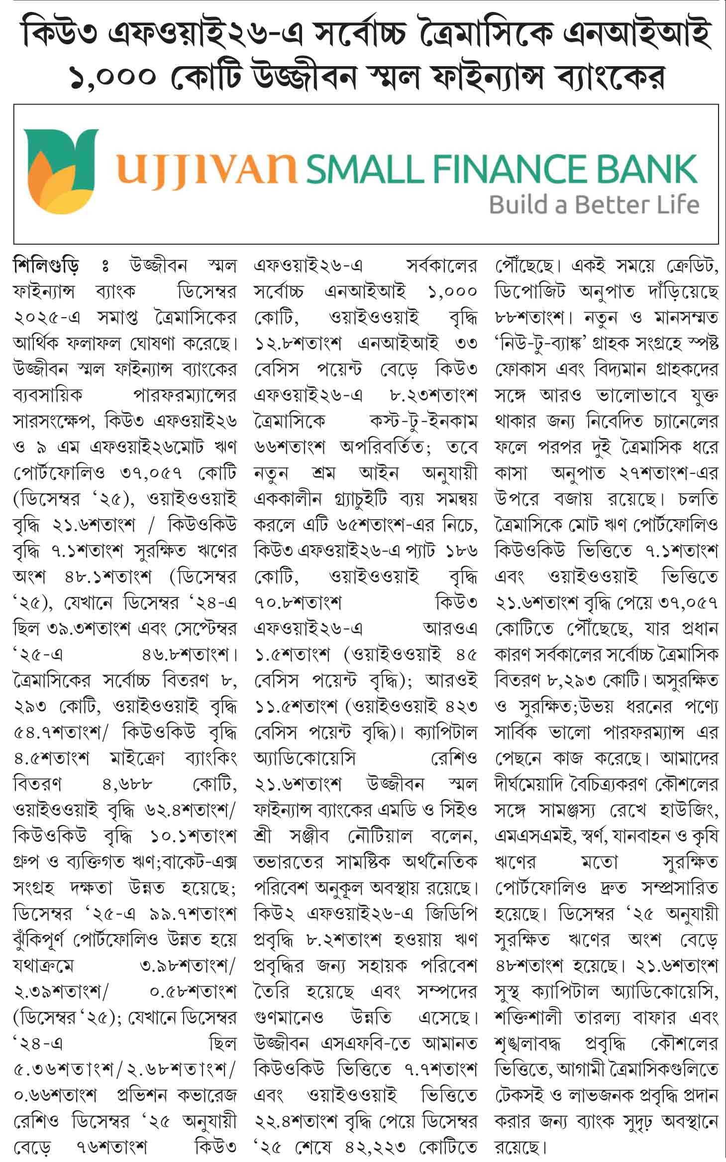 Ujjivan Rewardz Program