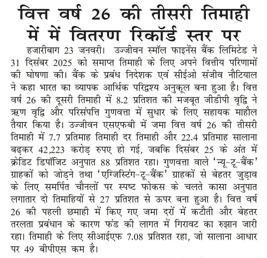 Ujjivan Rewardz Program