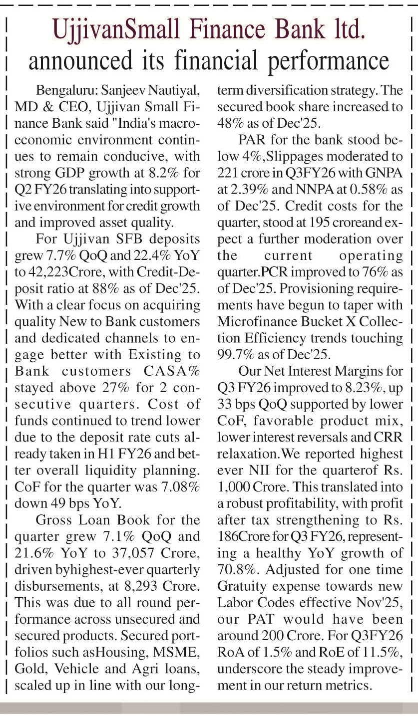 Ujjivan Rewardz Program